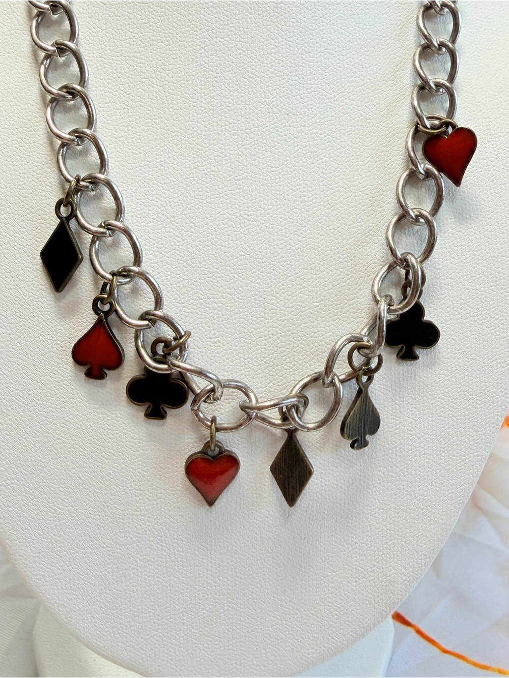 Lucky Playing Cards necklace